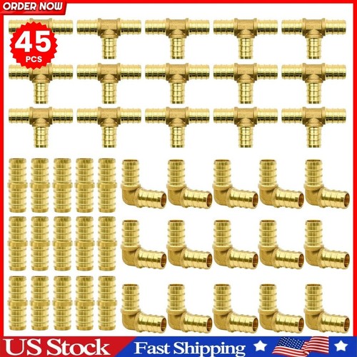 Pex fittings 45 - 1/2", fittings,
