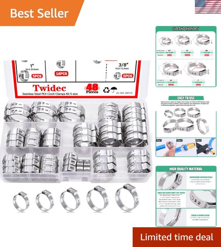 48pcs sizes pex cinch clamps - 5,