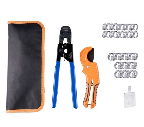 Pex cinch clamp crimping - clamp, tool